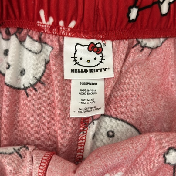 Hello Kitty Red Christmas Pajama Pants - Picture 2 of 4